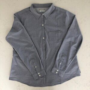 Columbia Performance Fishing Gear Lg Slv Omni Wick Shirt Blue Gray Sz XL NWOT